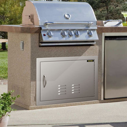 DTF-24x17IN - Premium Stainless Steel BBQ Access Door for Outdoor Kitchens