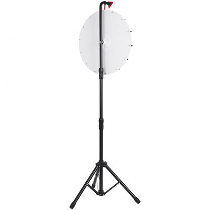 010635778262 - 18" Adjustable Acrylic Prize Wheel with 14 Custom Slots