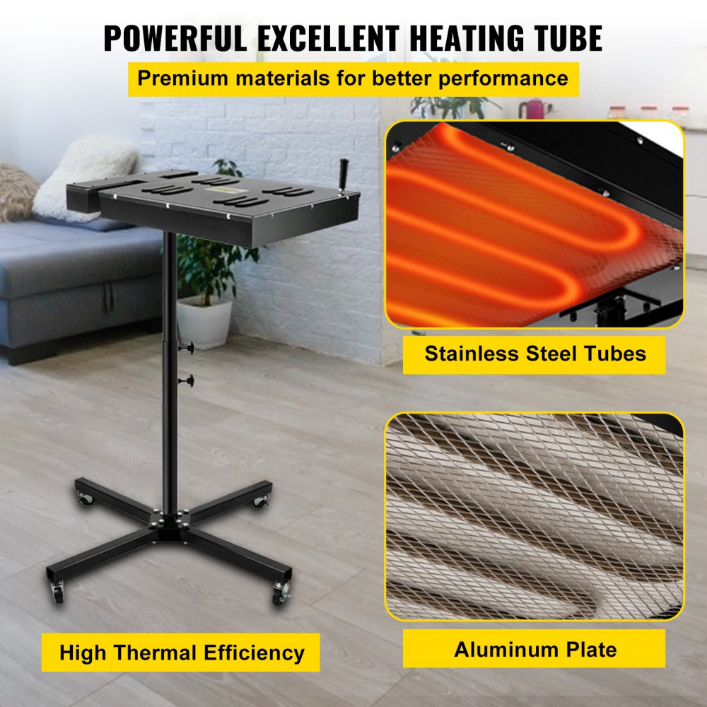 010470373800 - Adjustable 18"x24" VEVOR Flash Dryer for Screen Printing