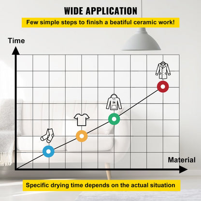 010470373800 - Adjustable 18"x24" VEVOR Flash Dryer for Screen Printing