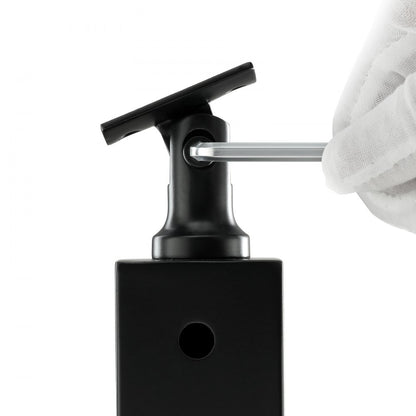 HR-011 - Durable 36" L-Shaped Stainless Steel Railing Post with 10 Holes