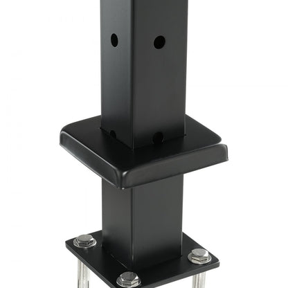 HR-011 - Durable 36" L-Shaped Stainless Steel Railing Post with 10 Holes