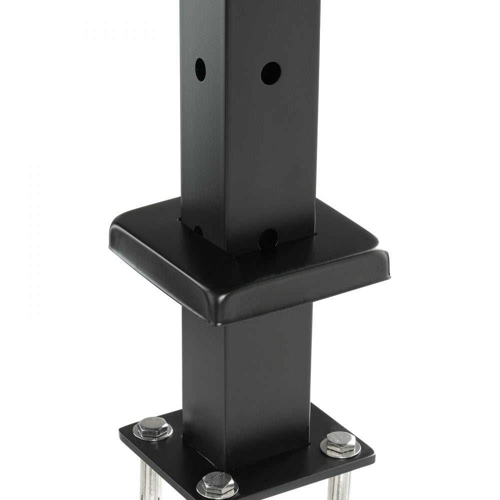 HR-016 - 36" SUS304 Stainless Steel Cable Railing Post with 10 Pre-Drilled Holes