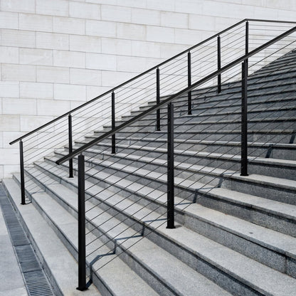 HR-013G - 42" SUS304 Stainless Steel Railing Post, Easy Install & Stylish Design
