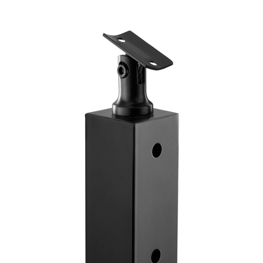 HR-009 - Durable 36" Stainless Steel Cable Railing Post with Pre-Drilled Holes