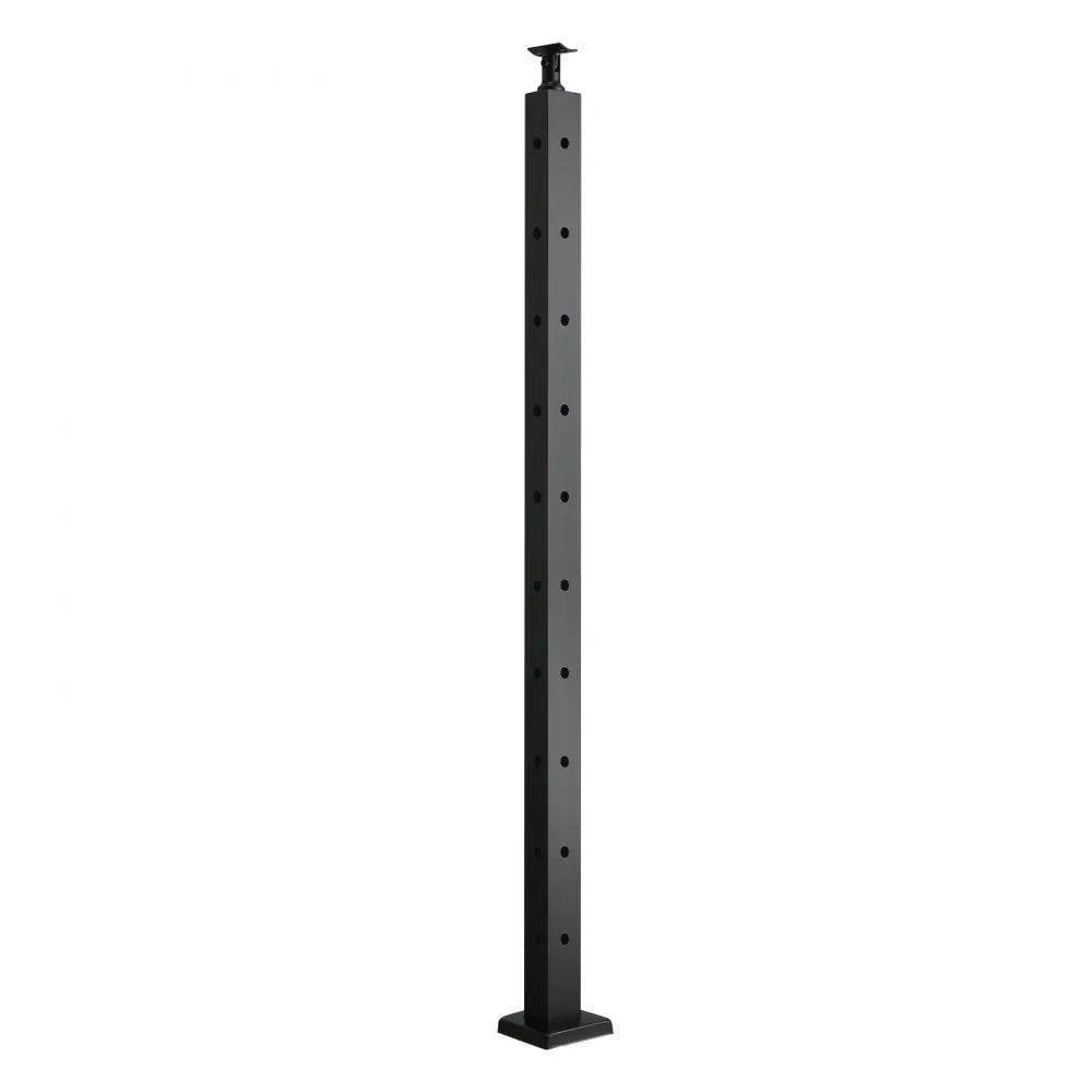 HR-016 - SUS304 Stainless Steel 36" Corner Railing Post with Easy Installation