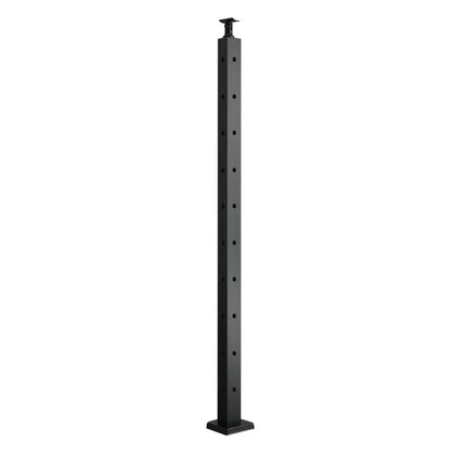 HR-016 - SUS304 Stainless Steel 36" Corner Railing Post with Easy Installation