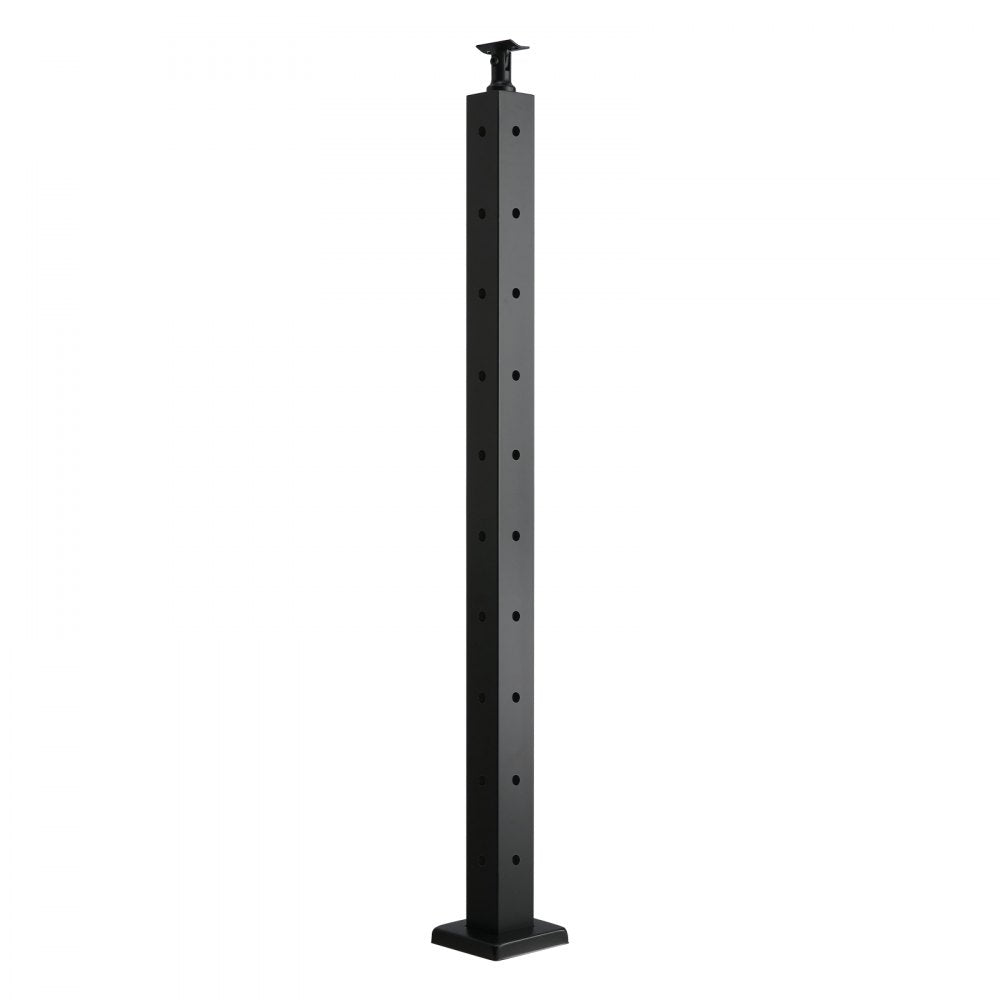 HR-011 - 36" SUS304 Stainless Steel Cable Railing Post with Pre-Drilled Holes