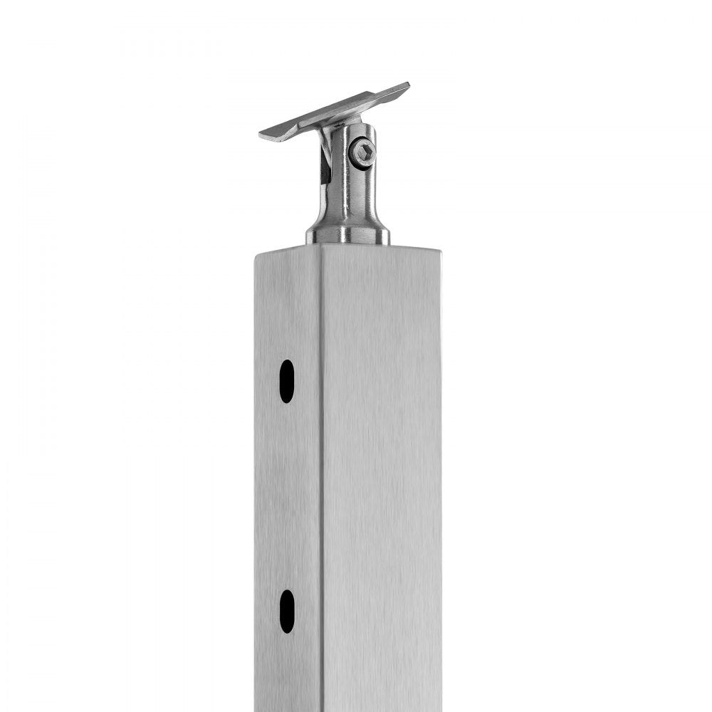 HR-005 - 42" Stainless Steel Cable Railing Post with Adjustable Design