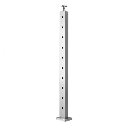 VV-91.4x5x5-LGZWKSLIVERDZ - Durable 36" Stainless Steel Cable Railing Post