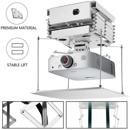 010412457992 - VEVOR 100CM Motorized Projector Lift with Remote Control