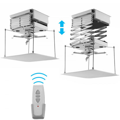 010412457992 - VEVOR 100CM Motorized Projector Lift with Remote Control