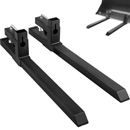 UN-C-2000LB - Heavy-Duty 46.9" Clamp-On Forks for 2000 lbs Capacity