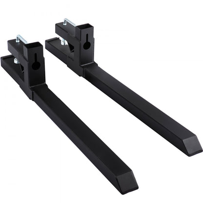 UN-C-2000LB - Heavy-Duty 46.9" Clamp-On Forks for 2000 lbs Capacity