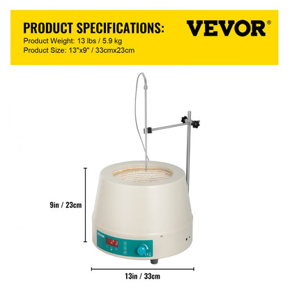 010555161716 - Digital Heating Mantle for 2000ml Round-Bottom Flask