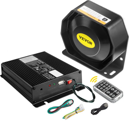 010903890130 - 200W Emergency Siren Kit with Handheld Microphone