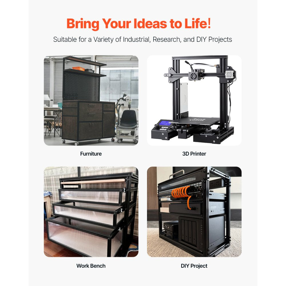 2020-200-10 - 2000mm Durable Linear Rail for Custom Builds