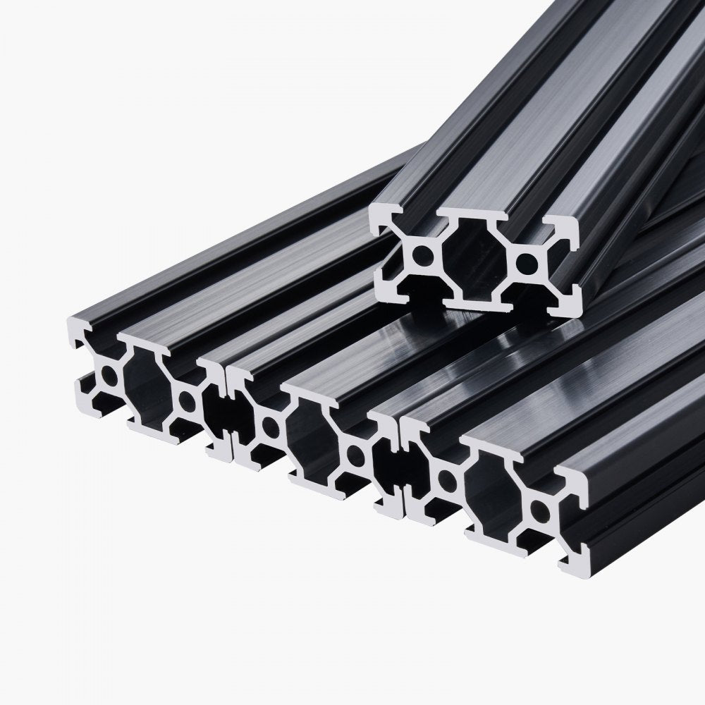 2040-200-5 - 78.74" Aluminum T Slot Linear Rail, 5-Piece Set