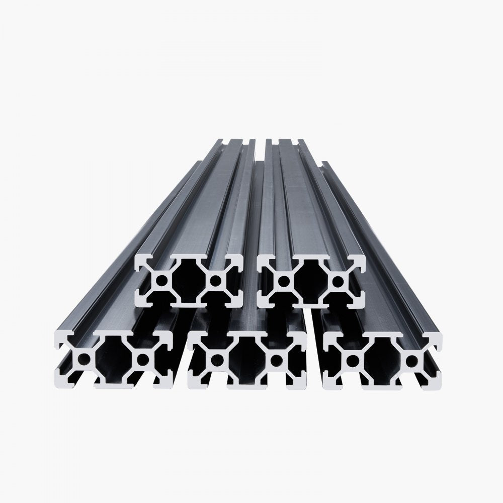 2040-200-5 - 78.74" Aluminum T Slot Linear Rail, 5-Piece Set