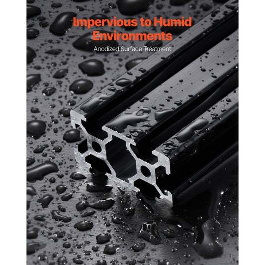 2040-150-5 - Durable 59" Aluminum T-Slot Rail Set, 5 Pieces