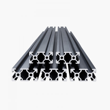 2040-150-5 - Durable 59" Aluminum T-Slot Rail Set, 5 Pieces