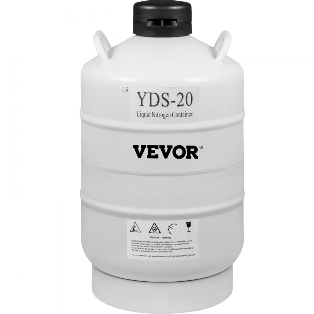 010719379820 - 20L Lightweight Liquid Nitrogen Tank for Labs & Research