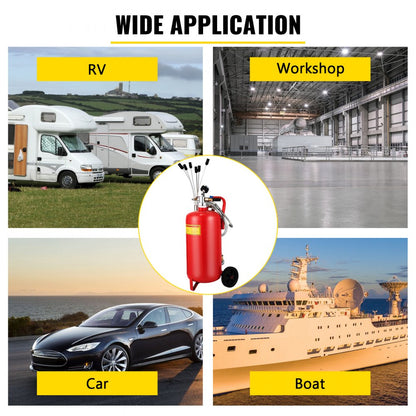 010579373590 - 22.7L Portable Pneumatic Waste Oil Extractor for Garage & Outdoor Use