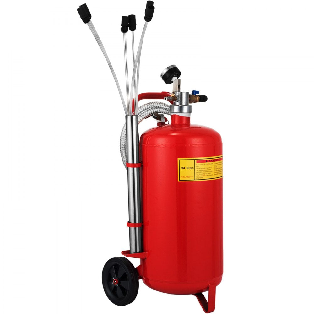 010579373590 - 22.7L Portable Pneumatic Waste Oil Extractor for Garage & Outdoor Use