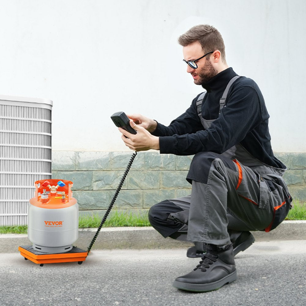 LX-36575D - VEVOR 220 LBS HVAC Refrigerant Scale with Clear Backlit Display