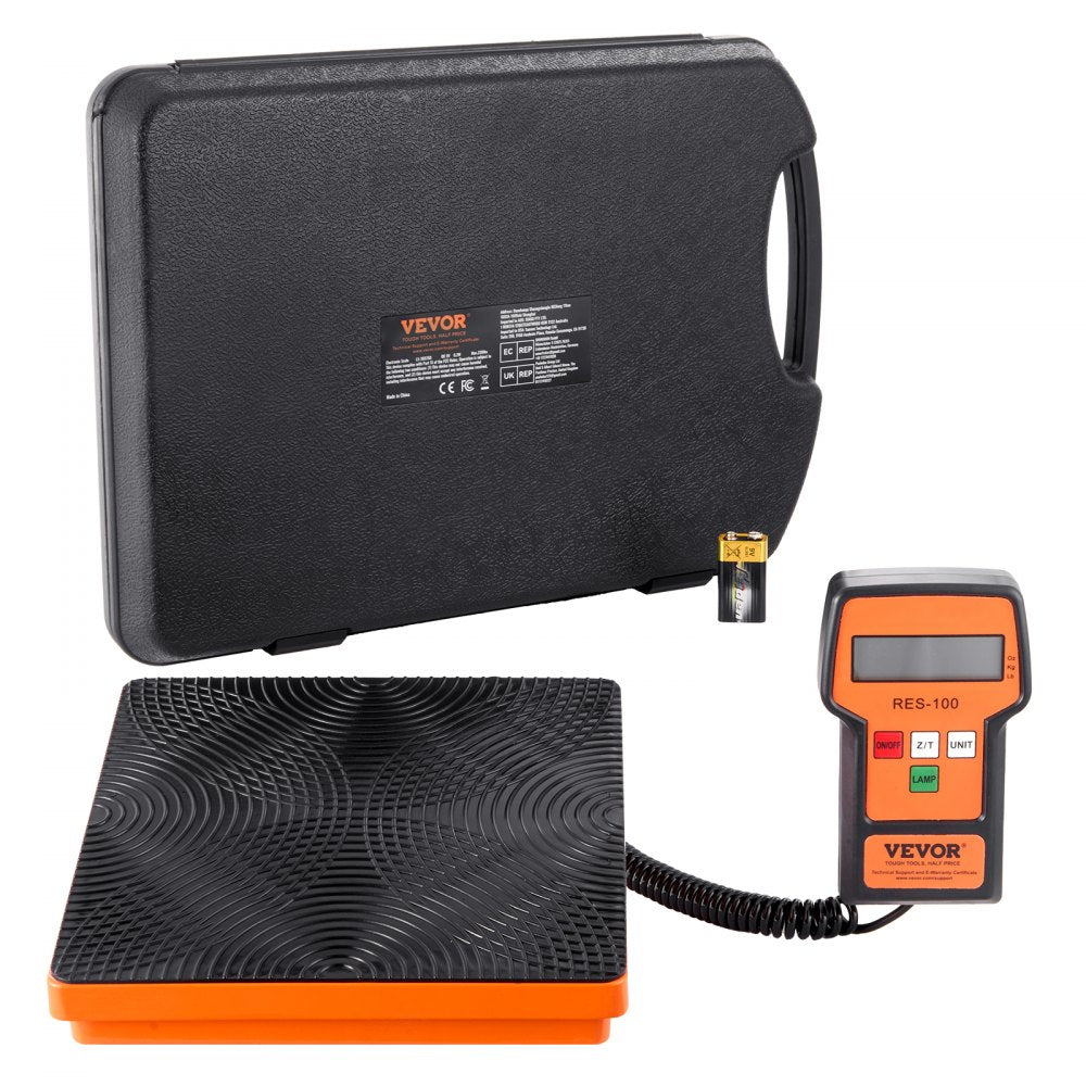 LX-36575D - VEVOR 220 LBS HVAC Refrigerant Scale with Clear Backlit Display
