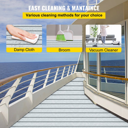 010636206518 - 35.4" Self-Adhesive EVA Foam Boat Decking Sheet