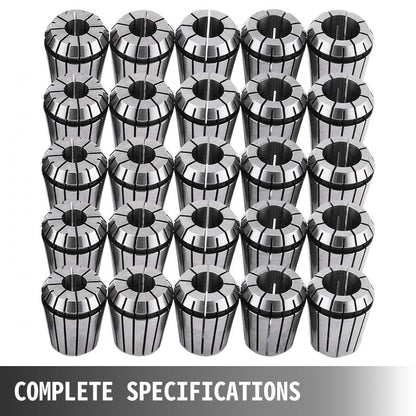 010933108518 - 25-Piece ER32 Collet Set for Precision Machining Tasks