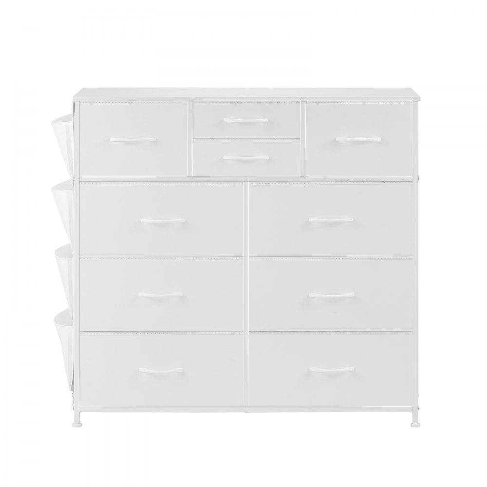 ZWE-BC-SS-06 - Modern 10-Drawer Fabric Dresser with Steel Frame