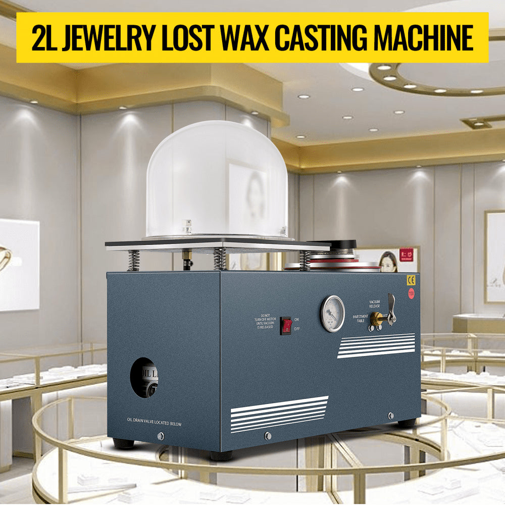 010477479366 - 2L VEVOR Vacuum Casting Machine with 3 CFM Pump