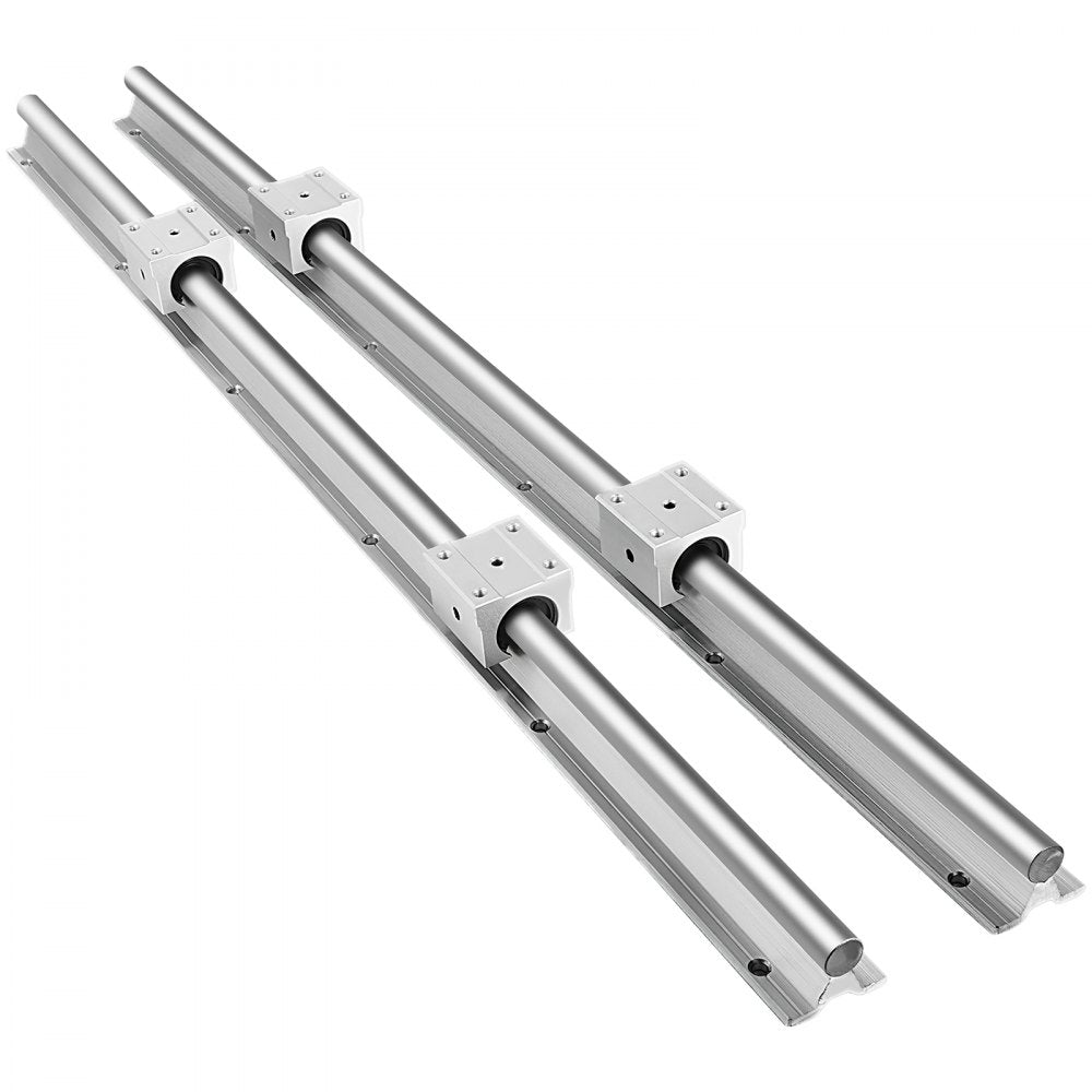 010992917873 - Rust-Resistant 1000mm Linear Rail Kit with 4 Bearing Blocks