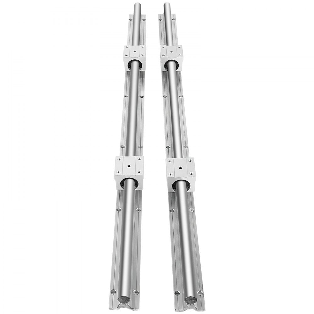 010992917873 - Rust-Resistant 1000mm Linear Rail Kit with 4 Bearing Blocks