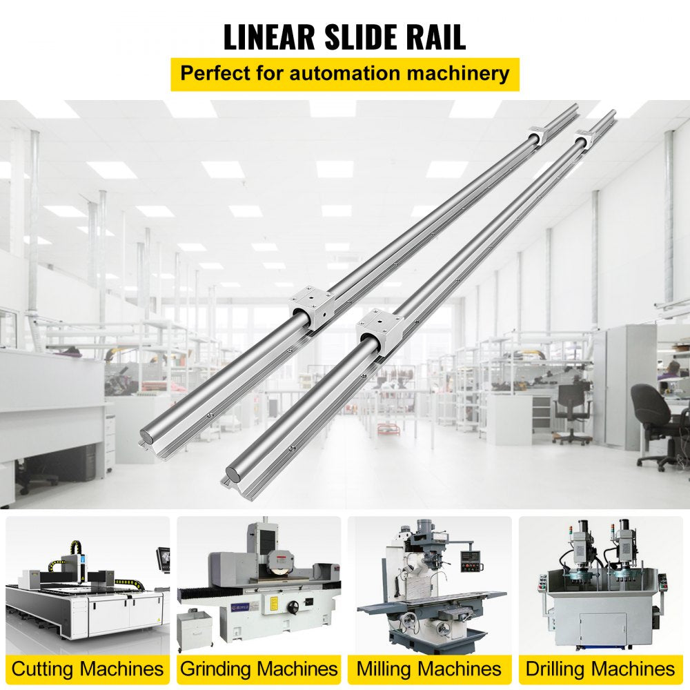 010616861528 - 1800mm SBR20 Linear Rail Kit for Precision Motion