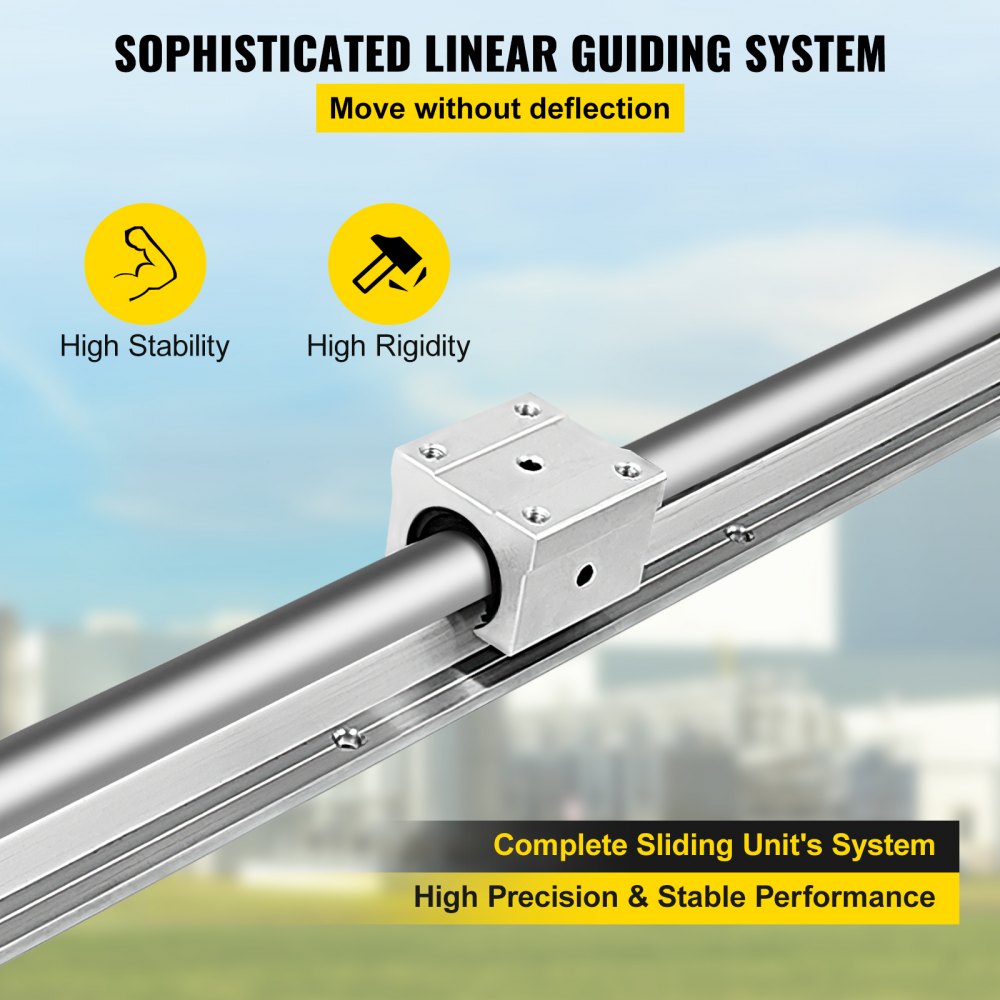 010616861528 - 1800mm SBR20 Linear Rail Kit for Precision Motion