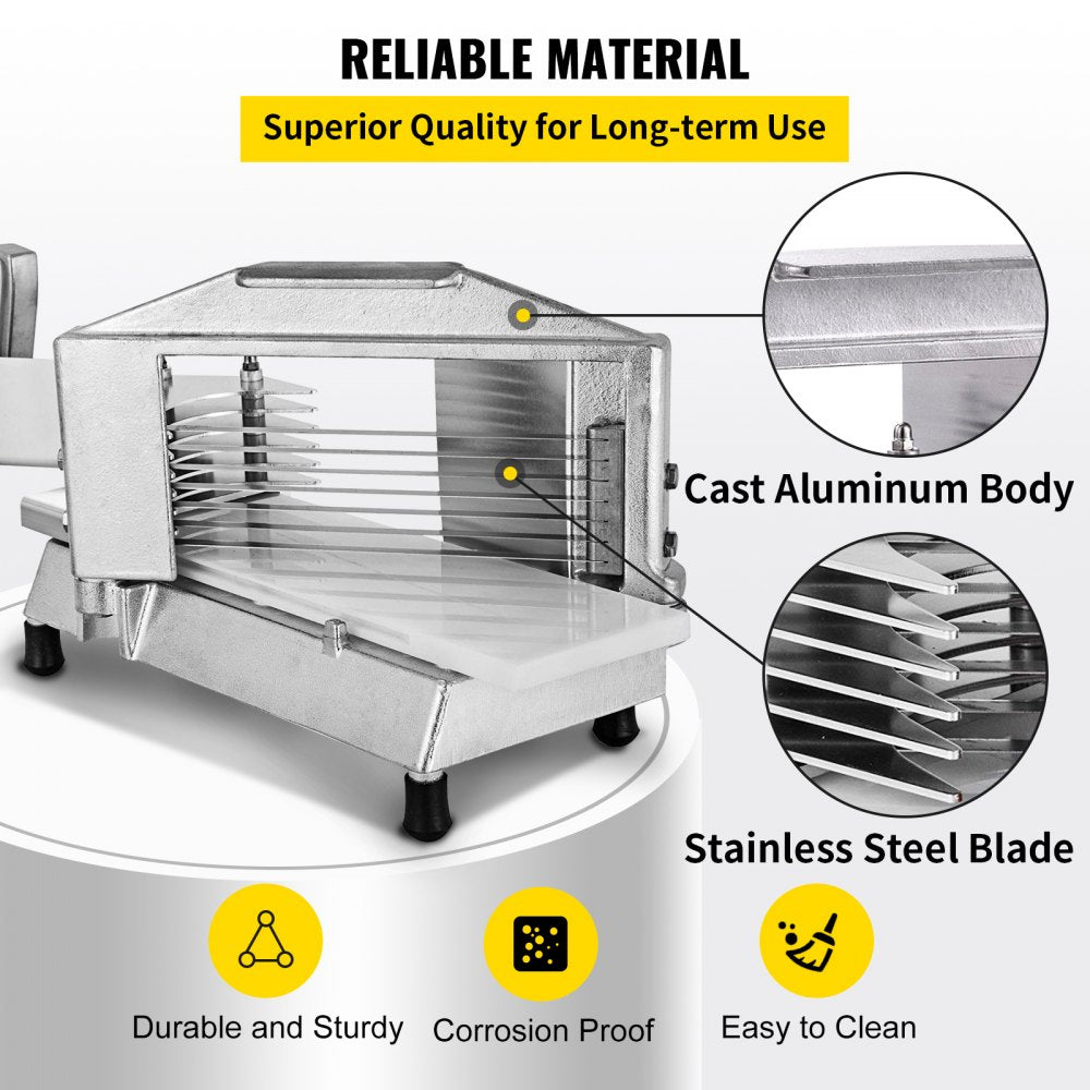 010478871327 - 3/8" Heavy-Duty Tomato Slicer with Stainless Steel Blade