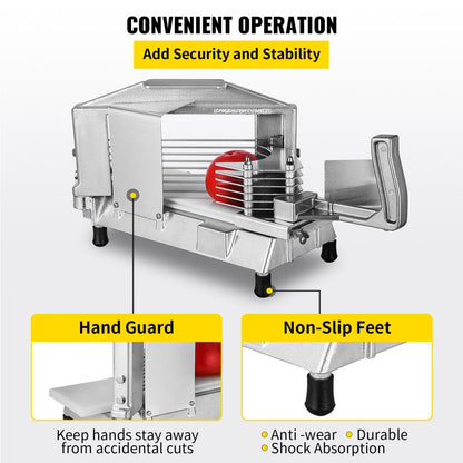 010478871327 - 3/8" Heavy-Duty Tomato Slicer with Stainless Steel Blade