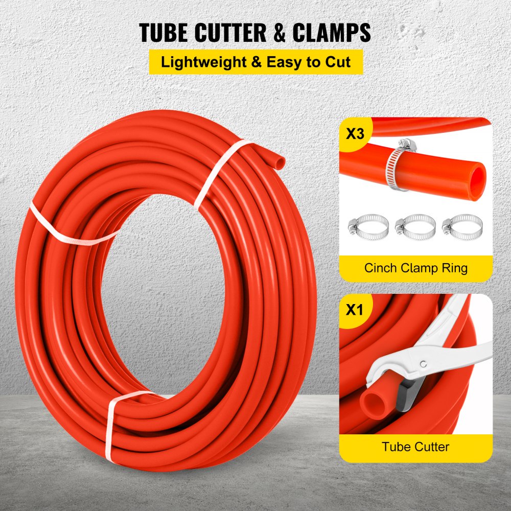 010619865573 - 300ft 1/2 Inch PEX Tubing for Plumbing & Heating