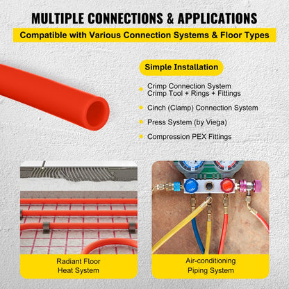 010619865573 - 300ft 1/2 Inch PEX Tubing for Plumbing & Heating