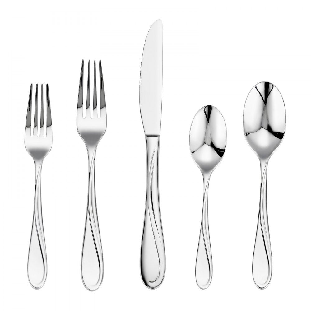 3316-30P - 30-Piece Elegant Stainless Steel Cutlery Set for Every Occasion