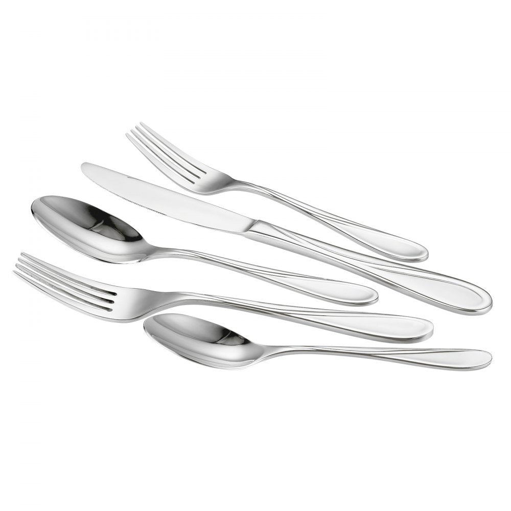 3316-30P - 30-Piece Elegant Stainless Steel Cutlery Set for Every Occasion