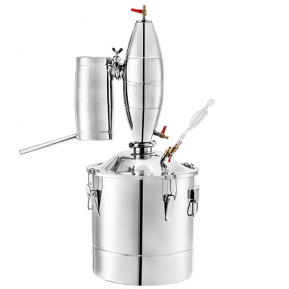 010114765646 - 30L Stainless Steel Distiller with Advanced Cooling & Compact Design