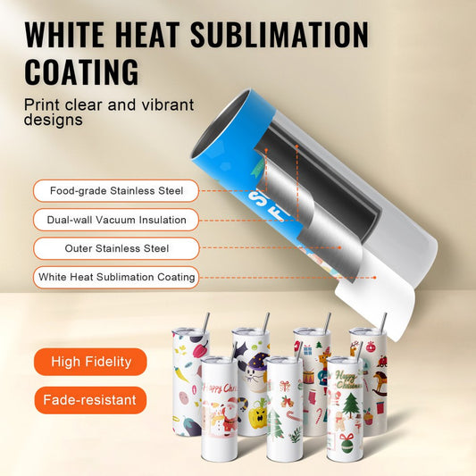 WBFCHP30oz - User-Friendly Tumbler Heat Press for 11-30oz Cups