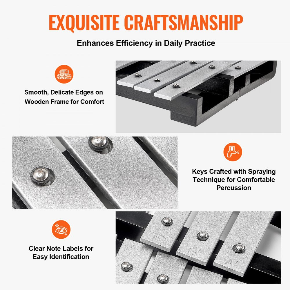 KS-30 - 30-Note Glockenspiel for Beginners with Bright Tones