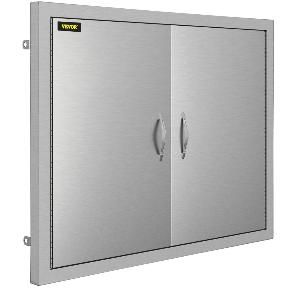 CGM-31x24IN - Premium 31x24" Stainless Steel BBQ Access Door with Hooks