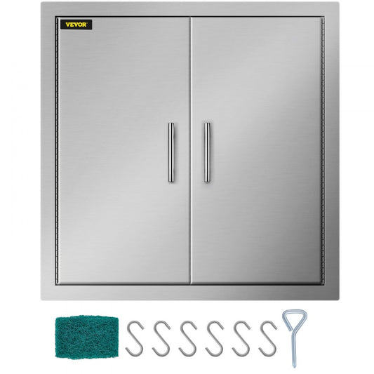 CGM-31x31IN - 31" Outdoor BBQ Stainless Steel Access Door with Towel Holder