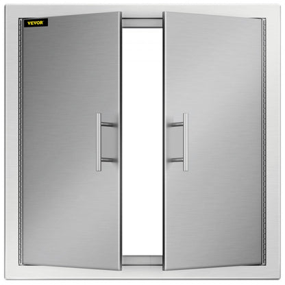 CGM-31x31IN - 31" Outdoor BBQ Stainless Steel Access Door with Towel Holder